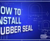 Watch the video to learn how to install self-adhesive rubber seals from Trim-Lok, the leading manufacturer for trims and seals.nnWe’ll show you how to calculate the right size rubber seals for your needs. For step-by-step written instructions, see our rubber seal installation guide: https://www.trimlok.com/secure/content/documents/rubbersealrev63010.pdfnnLearn more about EPDM edge trim, trim seals, and more by exploring Trim-Lok’s full line of rubber seal products: https://www.trimlok.com/ru
