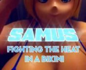 During the recent Spring heat wave, Samus got out of her Zero Suit for some refreshing bikini time