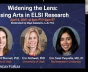 • Sydney Cheek-O&#39;Donnell, PhD, University of Utahn• Erin Talati Paquette, MD, JD, Northwestern University n• Erin Rothwell, PhD, University of Utahn• Moderated by Maya Sabatello, LLB, PhD, Columbia UniversitynnUsing the arts in ELSI research can offer new insights and opportunities to engage with diverse participants in genomic research. ELSI scholars have creatively incorporated comics and whiteboard video to educate participants about issues such as consent and return of res