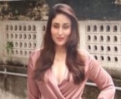 Down the memory lane when Kareena Kapoor Khan looked ravishing in a satin robe dress. The ace actress is known for her fitness, style, and glamour. Kareena exuded elegance in a blush pink satin dress that she opted for her outing. The outfit had a deep plunging neckline and a knot detail at the waist. Her glowing blushed cheeks and light nude lip shade gave the entire appearance a dreamy vibe. She teamed her look with a white colored pencil heel. The silk robe dress was such an elegant pick that