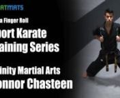 Shop Martial Arts Mats Now: https://www.greatmats.com/martial-arts-mats.php or call 877-822-6622 for live service.nnTeam Infinity 2nd Degree Black Belt Connor Chasteen, age 18, teaches the kama finger roll at Infinity Martial Arts in Sun Prairie, Wisconsin over Greatmats 1.5 inch thick martial arts mats.