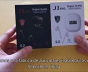 Auriculares estéreo inalámbricos verdaderos J3 PRO,Audífonos inalámbricos,Auriculares bluetooth,Fábrica de China,Precionhttps://mcsmartwear.comn--------------------nNombre del producto: auriculares Bluetooth J3 PROnAlcance de transmisión: 15 metros.nVersión de Bluetooth: 5.2nEl peso incluye la caja de embalaje: 182 gramos.nTiempo de trabajo: 3 a 4 horas.nTiempo en espera: más de 20 a 25 días.nTiempo de carga: 1 horanTiempo de llamada: 4 horas.nTiempo de reproducción de música: alreded