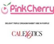 https://www.pinkcherry.com/products/delight-triple-orgasm-rabbit-vibe?variant=21454592671829 (PinkCherry US)nhttps://www.pinkcherry.ca/products/delight-triple-orgasm-rabbit-vibe?variant=16018723995742 (PinkCherry Canada) nnLavishing lots of love on a practically orgasm-guaranteed trio of erogenous zones, CalExotic&#39;s Delight rabbit adds sexy anal stimulation and a classic clit-adoring bunny to a shaft packed full of sexy rotating beads. nnShaped for nearly effortless g-spot (and beyond) stimulati