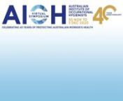 AIOH 2020 Virtual Symposium from aioh