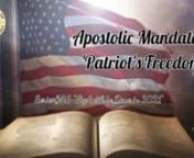 Prophetic Proclamation #1n‘Patriots Freedom’nRecorded: March 14, 2021nFreedom is Won by Standing as One!nThis Trinity Horrifies the Devil. G3D, His Word and His People. The Devil must do all he can to keep us off balance. Creating schisms deflecting our attention elsewhere while secretly plotting his evil plans.As long as the Body of Christ is divided the Devil is not afraid.nHowever, when the People of G3D stand as One the Evil Spirits tremble in fear. As long as the Body of Christ is div