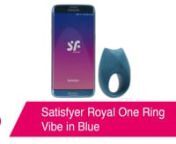 https://www.pinkcherry.com/products/satisfyer-royal-one-ring-vibe (PinkCherry US)nhttps://www.pinkcherry.ca/products/satisfyer-royal-one-ring-vibe (PinkCherry Canada)nn--nnSay, are you considering giving your partner a ring? No, not THAT kind of ring (although, congrats, if you are!) relax! We&#39;re talking about the beloved cock ring, a classic sex toy perfect for the two of you to enjoy together. If you&#39;re planning on putting a ring on it sometime soon, we&#39;ve got just the one! Please meet the new