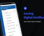 Digital certificates issued on blockchain are recipient owned, vendor independent and instantly verifiable anywhere in the world.