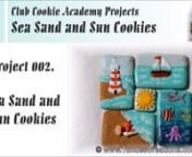 Learn how to make Sea Sand and Sun Cookies with gingerbread artist Tunde Dugantsi. nnThis was one of the Club Cookie Academy classes. Club Cookie Academy is a &#36;10 monthly subscription with two new classes each month. If you join the Club, you will have access to this, and all previous classes. You can find more information and register at http://www.tundescreations.com/club.htmlnnSupplies needed for this project:n4 rectangle (mine are 2.5x4.5 inces) and a small square (2x2) cookie to create this