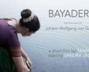 BAYADERE a short film by Tanmayo starring Sandra Jasmin. from temple innocent indian