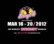 CHELSEA CHARMS - WORLDS BIGGEST BREASTS WILL BE @ SHOWGIRLS FORT McMURRAY MAR 18 - 20/2012