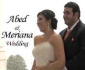 Abed & Meriana Wedding from meriana