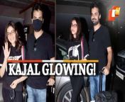 Actress Kajal Agarwal and her husband Gauatm Kitchlu were recently spotted by the paparazzi in Mumbai. The ‘Singham’ actress posed for the shutterbugs and wished them a happy New Year. It is to be noted that Gautam had recently confirmed Kajal’s pregnancy through an Instagram post, so it is needless to say why the actress was glowing. Watch this video.&#60;br/&#62;&#60;br/&#62;