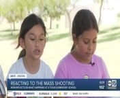A Valley mom and her children react to yesterday&#39;s mass shooting at a Texas school.