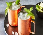Vodka, fresh lime juice, and spicy-sweet ginger beer combine in an adorable little copper mug to make the iconic Moscow mule cocktail.