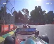 Formula 2024 Australian GP Alonso Rear Onboard Russell Crash from alonso y meriela