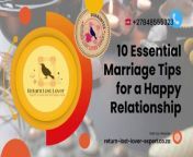 Your Marriage: Reboot, Refresh, Reignite! (No stale mate allowed!)&#60;br/&#62;&#60;br/&#62;Is your happily ever after feeling...well, not so ever after? Don&#39;t fret, lovebirds! In this video, we&#39;re cracking the code to a marriage that sizzles, not fizzles. Get ready for laughter, insights, and a serious spark-reignition mission!&#60;br/&#62;&#60;br/&#62;** Communication Confessionals:** Ditch the mind-reading and master the art of open, honest chat (even when it&#39;s scary!). Bonus points for active listening and zero blame games.&#60;br/&#62;&#60;br/&#62;❤️ Romance Renaissance: Date nights aren&#39;t dead! Surprise your partner with pizza picnics or candlelit adventures. Remember, physical touch is your love language&#39;s best friend.&#60;br/&#62;&#60;br/&#62;Me Time Magic: You are two awesome individuals, not a Siamese twin! Encourage hobbies, passions, and space to be your unique selves. It&#39;ll make you even more magnetic when you come together. ✨&#60;br/&#62;&#60;br/&#62;** Fight Club (But Not Really):** Disagree? It happens! But keep it clean. Focus on solutions, not score-settling. Name-calling and الماضي-digging are strictly off-limits.&#60;br/&#62;&#60;br/&#62;** Gratitude Gladiators:** Appreciation is the glue that holds it all together. Shower your partner with &#92;