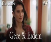 Gece &amp; Erdem #91&#60;br/&#62;&#60;br/&#62;Escaping from her past, Gece&#39;s new life begins after she tries to finish the old one. When she opens her eyes in the hospital, she turns this into an opportunity and makes the doctors believe that she has lost her memory.&#60;br/&#62;&#60;br/&#62;Erdem, a successful policeman, takes pity on this poor unidentified girl and offers her to stay at his house with his family until she remembers who she is. At night, although she does not want to go to the house of a man she does not know, she accepts this offer to escape from her past, which is coming after her, and suddenly finds herself in a house with 3 children.&#60;br/&#62;&#60;br/&#62;CAST: Hazal Kaya,Buğra Gülsoy, Ozan Dolunay, Selen Öztürk, Bülent Şakrak, Nezaket Erden, Berk Yaygın, Salih Demir Ural, Zeyno Asya Orçin, Emir Kaan Özkan&#60;br/&#62;&#60;br/&#62;CREDITS&#60;br/&#62;PRODUCTION: MEDYAPIM&#60;br/&#62;PRODUCER: FATIH AKSOY&#60;br/&#62;DIRECTOR: ARDA SARIGUN&#60;br/&#62;SCREENPLAY ADAPTATION: ÖZGE ARAS
