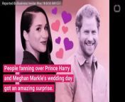 People fanning over Prince Harry and Meghan Markle&#39;s wedding day got an amazing surprise. &#60;br/&#62;A list of ingredients in their royal wedding cake was released for everyone to enjoy.