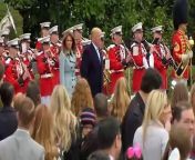 President Donald Trump, First Lady Melania Trump, and White House staff and their families gather on the South Lawn for a day of festivities in a tradition that dates back to 1878.