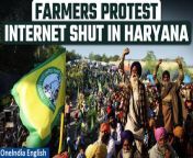 The Haryana government suspends mobile internet in seven districts to deter farmers&#39; march to Delhi for MSP guarantees. Police plan border seals, causing commuter disruptions. Centre invites talks, but resolution remains uncertain. Farmers&#39; protest, organized by Samyukt Kisan Morcha, underscores widespread discontent. &#60;br/&#62; &#60;br/&#62;#Haryana #FarmerProtests #FarmersProtest #KisanAndolan #HaryanaDelhi #DelhiNews #BJP #Politics #Oneindia #Oneindianews &#60;br/&#62;~HT.99~PR.152~