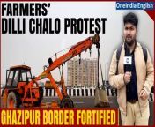 Massive security arrangements are being put in place in Delhi and its borders ahead of the Farmers’ march. Massive deployment of police and paramilitary personnel besides multi-layered barricading have taken place to seal the national capital borders at Singhu, Tikri and Ghazipur to prevent the protesting farmers from entering the city during their scheduled &#39;Delhi Chalo&#39; march on Tuesday. The police are also using drones to keep a tight vigil at border points, an official said, adding that they are fully prepared to deal with any law-and-order situation. Concrete slabs are being put to secure the Ghazipur border where presently less barricading has been done compared to the Singhu and Tikri borders.&#60;br/&#62; &#60;br/&#62;#FarmersProtest #GhazipurBorder #GhazipurBorderTraffic #GhazipurBorderSecurity #ConcreteSlabs #TrafficFarmersProtest #DelhiNoidaBorder #UPFarmers #MarchToParliament #TrafficJam #ProtestMovement #AgriculturalReform #MSPGuarantee #PensionForFarmers #CropInsurance #FIRQuashing #Solidarity #RuralRights #SocialJustice #LandAcquisition #CentralForces #SupportFarmers #PeoplesProtest #Activism #DemandJustice&#60;br/&#62;~HT.99~PR.152~ED.103~