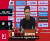 Xabi Alonso was very pleased with his side&#39;s &#39;disciplined&#39; performance as Leverkusen thrashed Bayern 3-0.
