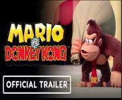 Journey through Mario and Donkey Kong&#39;s history to see these rivals (are they friends or enemies?) in Mario Tennis Aces, Super Smash Bros. Ultimate, and more! Now, they&#39;re back together in Mario vs. Donkey Kong, an updated version of the Game Boy Advance game. Mario vs. Donkey Kong is available now on Nintendo Switch.