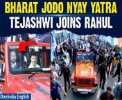 Tejashwi Yadav, former Deputy Chief Minister of Bihar, joined Rahul Gandhi in the &#39;Bharat Jodo Nyay Yatra&#39; on Friday in Sasaram, Bihar. As the yatra approaches its final leg in Bihar before moving into Uttar Pradesh, Yadav took the helm, driving Rahul Gandhi and other leaders through Sasaram. In a show of solidarity, the RJD leader acknowledged his alliance with Gandhi in a post on social media. Later today, Yadav will also share the stage with Rahul Gandhi during a public gathering in Kaimur at Dhaneychha in the Durgawati block of Kaimur. &#60;br/&#62; &#60;br/&#62;#BharatJodoNyayYatra #RahulGandhi #TejashwiYadav #BiharTour #JeepWrangler #PoliticalAlliance #Leadership #Unity #Solidarity #SocialJustice #PoliticalJourney #CampaignTrail #PoliticalActivism #Partnership #Collaboration #PublicEngagement #BiharPolitics #LeadersOnTheRoad #DemocraticProcess #SocialChange #PoliticalMovement #ProgressiveLeadership #InclusivePolitics #NyayYatra #DemocraticValues&#60;br/&#62;~HT.99~PR.152~ED.101~