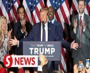 Former US President Donald Trump notched another victory on Saturday (Feb 24) against Nikki Haley, this time in her home state of South Carolina.&#60;br/&#62;&#60;br/&#62;Despite her fourth consecutive defeat in the Republican primary in the race for presidency, the former South Carolina governor said she will keep on campaigning.&#60;br/&#62;&#60;br/&#62;WATCH MORE: https://thestartv.com/c/news&#60;br/&#62;SUBSCRIBE: https://cutt.ly/TheStar&#60;br/&#62;LIKE: https://fb.com/TheStarOnline