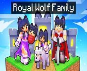 Having a ROYAL WOLF FAMILY in Minecraft! from sssniper wolf hot