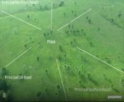 Laser and satellite technology revealed more than 35 villages. The remnants of circular and rectangular villages dating to 1300 were discovered in the Amazon rainforest.