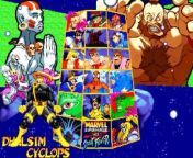 Marvel Super Heroes Vs. Street Fighter - marvel-champ vs X-MEN from jangal men mangalex man video