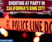A horrifying incident unfolded in central California on Sunday evening. A group of masked men opened fire at an outdoor party in King City, leaving a trail of devastation. Our correspondent brings you the latest updates on this tragic event. &#60;br/&#62; &#60;br/&#62; #KingCityShooting #CentralCalifornia #MaskedGunmenAttack&#60;br/&#62;~HT.178~PR.151~GR.124~