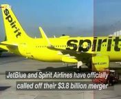 JetBlue and Spirit Airlines have officially called off their &#36;3.8 billion merger after facing insurmountable regulatory challenges. The decision follows a federal judge&#39;s blockage of the deal two months ago, citing concerns over reduced competition and potential consumer harm. Veuer’s Maria Mercedes Galuppo has the story.