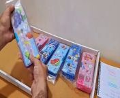 Unboxing and Review of Magnetic Pencil Case with Sharpener for Kids Cute Themed Luxury Compass Stationary Organizer Box for Girls, Boys