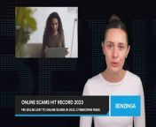 The FBI reported a record &#36;12.5 billion in losses from online scams in 2023, up over &#36;2 billion from 2022. Over a third of losses, or &#36;4.5 billion, came from investment scams, many involving romance scams tricking people into fake crypto schemes. Reported losses from ransomware attacks also rose, from &#36;34 million in 2022 to &#36;59 million in 2023. The healthcare sector reported the most ransomware incidents of any sector in 2023. The FBI report shows the growing financial toll of cybercrime, but the true costs are likely higher due to unreported scams and attacks.