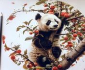 Prompt Midjourney : a hyper realistic panda drawing ,cute panda on a tree branc --sref https://s.mj.run/eOssLwN7v4c --s 750 --v 6.0