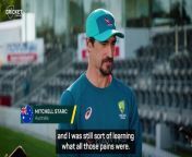 Starc reflects on tough words from a former coach, which has helped him play through pain for Australia