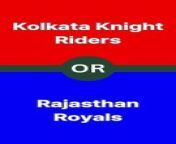 Kolkata Knight Riders clash with Rajasthan Royals in a battle of fandom! Which team boasts the most passionate supporters in the IPL? Share your allegiance in the comments!&#60;br/&#62;&#60;br/&#62;#ipl #ipl2024 #indianpremierleague #viratkohli #rohitsharma