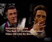 a tribute to christopher walken &#60;br/&#62;and his great participation on snl.