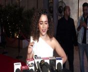 Sanya Malhotra spotted at the launch of Lee-Cooper women&#39;s footwear. There she shared her upcoming projects, fashion definition and many more things.