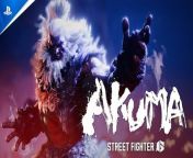 Street Fighter 6 - Akuma Teaser Trailer &#124; PS5 &amp; PS4 Games&#60;br/&#62;&#60;br/&#62;Messatsu! The legendary Akuma will consume all hope, fear, and nothingness when he comes to Street Fighter 6 this spring. Find him in the new World Tour area, Gokuento, where you may ask him to be your Master...if you dare.&#60;br/&#62;&#60;br/&#62;Owners of the Deluxe and Ultimate Edition or the Year 1 Character Pass and Ultimate Pass of Street Fighter 6 will obtain Akuma when he releases.&#60;br/&#62;&#60;br/&#62;#ps5 #ps5games #ps4 #ps4games #StreetFighter6 #Capcom #Akuma