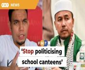 Bangi MP Syahredzan Johan says there are many reasons for school canteens to remain open during the Ramadan month.&#60;br/&#62;&#60;br/&#62;&#60;br/&#62;Read More: &#60;br/&#62;https://www.freemalaysiatoday.com/category/nation/2024/03/13/dap-man-raps-pas-ulama-wing-for-politicising-school-canteens/&#60;br/&#62;&#60;br/&#62;Laporan Lanjut: &#60;br/&#62;https://www.freemalaysiatoday.com/category/bahasa/tempatan/2024/03/13/dap-bidas-pas-politikkan-isu-kantin-sekolah/&#60;br/&#62;&#60;br/&#62;&#60;br/&#62;Free Malaysia Today is an independent, bi-lingual news portal with a focus on Malaysian current affairs.&#60;br/&#62;&#60;br/&#62;Subscribe to our channel - http://bit.ly/2Qo08ry&#60;br/&#62;------------------------------------------------------------------------------------------------------------------------------------------------------&#60;br/&#62;Check us out at https://www.freemalaysiatoday.com&#60;br/&#62;Follow FMT on Facebook: https://bit.ly/49JJoo5&#60;br/&#62;Follow FMT on Dailymotion: https://bit.ly/2WGITHM&#60;br/&#62;Follow FMT on X: https://bit.ly/48zARSW &#60;br/&#62;Follow FMT on Instagram: https://bit.ly/48Cq76h&#60;br/&#62;Follow FMT on TikTok : https://bit.ly/3uKuQFp&#60;br/&#62;Follow FMT Berita on TikTok: https://bit.ly/48vpnQG &#60;br/&#62;Follow FMT Telegram - https://bit.ly/42VyzMX&#60;br/&#62;Follow FMT LinkedIn - https://bit.ly/42YytEb&#60;br/&#62;Follow FMT Lifestyle on Instagram: https://bit.ly/42WrsUj&#60;br/&#62;Follow FMT on WhatsApp: https://bit.ly/49GMbxW &#60;br/&#62;------------------------------------------------------------------------------------------------------------------------------------------------------&#60;br/&#62;Download FMT News App:&#60;br/&#62;Google Play – http://bit.ly/2YSuV46&#60;br/&#62;App Store – https://apple.co/2HNH7gZ&#60;br/&#62;Huawei AppGallery - https://bit.ly/2D2OpNP&#60;br/&#62;&#60;br/&#62;#FMTNews #DAP #PAS #Politicing #SchoolCanteens #Ramadhan