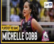 PVL Player of the Game Highlights: Michelle Cobb steers Akari to second win over Nxled from sg michelle nude