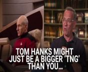 Celebrities: they&#39;re just like us. That&#39;s what we hear all the time, anyway – but it isn&#39;t until a celebrity like Patrick Stewart writes a book and outs actor Tom Hanks as a massive fan of &#92;