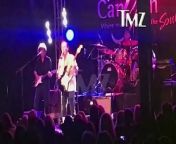 David Cassidy seems to have fallen off the wagon -- and almost off the stage