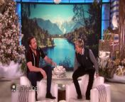 After sweeping Ellen off her feet, gorgeous daddy Gosling chatted with her about Eva Mendes and their two adorable daughters.