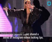 Drake and Jennifer Lopez shared a series of Instagram videos locking lips. The videos come days after they were photographed cuddling together. enn