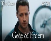 Gece &amp; Erdem #128&#60;br/&#62;&#60;br/&#62;Escaping from her past, Gece&#39;s new life begins after she tries to finish the old one. When she opens her eyes in the hospital, she turns this into an opportunity and makes the doctors believe that she has lost her memory.&#60;br/&#62;&#60;br/&#62;Erdem, a successful policeman, takes pity on this poor unidentified girl and offers her to stay at his house with his family until she remembers who she is. At night, although she does not want to go to the house of a man she does not know, she accepts this offer to escape from her past, which is coming after her, and suddenly finds herself in a house with 3 children.&#60;br/&#62;&#60;br/&#62;CAST: Hazal Kaya,Buğra Gülsoy, Ozan Dolunay, Selen Öztürk, Bülent Şakrak, Nezaket Erden, Berk Yaygın, Salih Demir Ural, Zeyno Asya Orçin, Emir Kaan Özkan&#60;br/&#62;&#60;br/&#62;CREDITS&#60;br/&#62;PRODUCTION: MEDYAPIM&#60;br/&#62;PRODUCER: FATIH AKSOY&#60;br/&#62;DIRECTOR: ARDA SARIGUN&#60;br/&#62;SCREENPLAY ADAPTATION: ÖZGE ARAS
