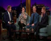 James asks Nick Jonas and Jesse Tyler Ferguson about their time in the wilderness with Bear Grylls and learns Bear stored dinner in Nick&#39;s pants.